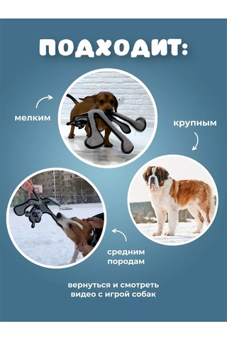 Murrkovka Küçük, Orta Ve Büyük Irk Köpekler Ve Yavrular İçin Oyuncak 208566770