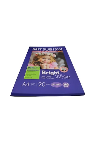Mitsubishi A4 260 G Parlak Inkjet Kağıt