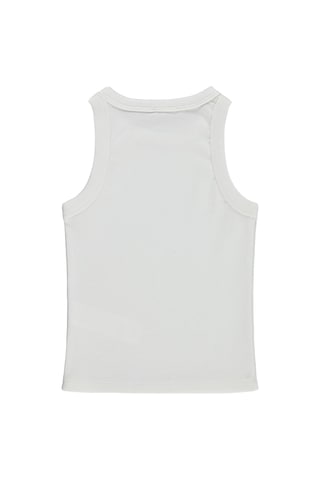 Civil Girls Denizkızı Baskılı Crop Atlet 6-9 Yaş Tişört - Kırık Beyaz