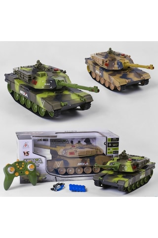 Oyuncak Uzaktan Kumandalı Tank Sesli Işıklı Şarjlı Full Fonksiyon