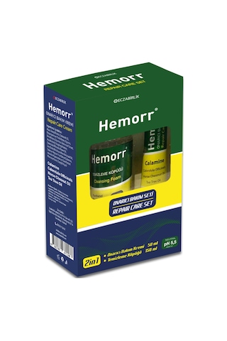 Hemorr Onarıcı Bakım Kremi 50 ML + Temizleme Köpüğü 150 ML
