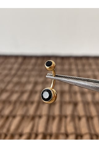 Yüksek Kalite G23 Titanium Siyah Parlak Top Taşlı Titanyum Göbek Piercingi Top 10mm DUMMY 236123179 429