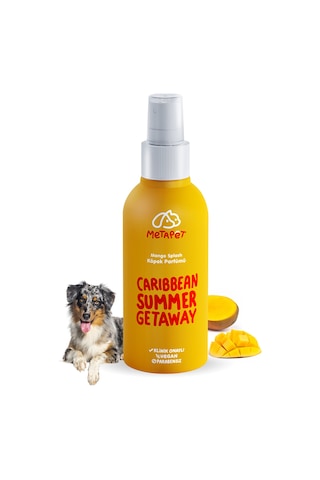 Metapet Doğal Köpek Parfümü Koku Giderici Sprey Evcil Hayvanlar İçin Mango Esanslı 150 ML