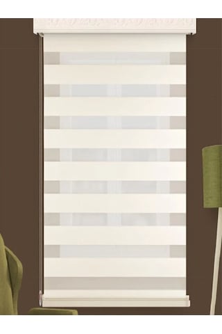 Networkavm Krem Stor Zebra Perde 220 X 273 Krem