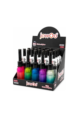 Jowoo Jw-1530 Izgaralı Rüzgâr Mutfak Ve Barbekü Çakmağı - Renkli Doldurulabilir- 20'li Paket Diğer