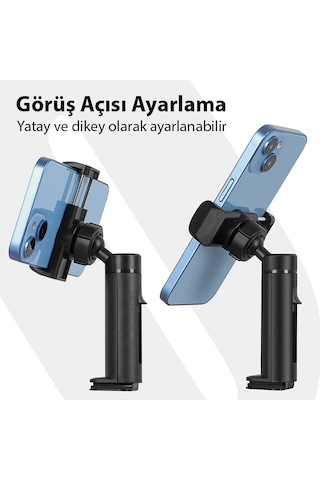 Ally Masa Koltuk Klipsli Telefon Tutucu Stand- 5775 Siyah