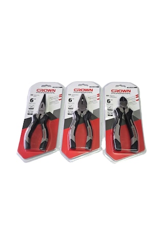 Crown Profesyonel Pense Yankeski Kargaburun Set 160 Mm