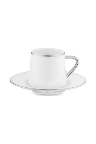 Jumbo Valetta Platin 12 Parça 6 Kişilik Fincan Takımı Platin