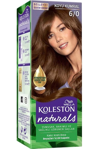 Koleston Naturals Boya 6/0 Koyu Kumral