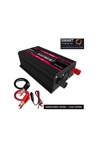 Wondernest Zhizun Modifiye 4000w 12v - 220v Sinewave Araç İnvertörü Siyah