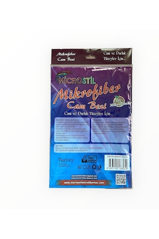 Mikrofiber Cam Bezi  40 x 50 CM  2 Adet