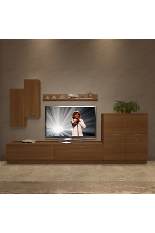 Decoraktiv Eko 6b Slm Dvd Tv Ünitesi Tv Sehpası Ceviz