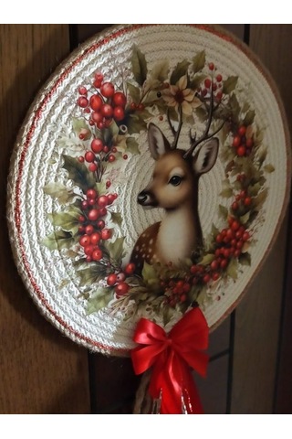 Baskılı Kapı Süsü, Dekoratif Duvar Tabağı, Bohem Duvar Tabağı, Yı