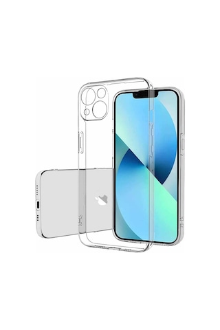 Iphone 13 Uyumlu Kamera Korumalı 3D Şeffaf Silikon Kılıf 514128999