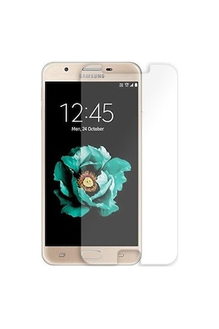 Samsung Galaxy Uyumlu J5 Prime Temperli Cam Koruyucu 4d Kırılmaz Tamperli Cam