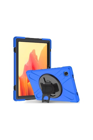 Samsung Galaxy T220 Tab A7 Lite 8.7 Kılıf Amazing Tablet Kapak - Mavi Arka Kapak