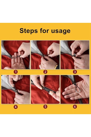 Luckstone Slpj 10 Adet Kamp Aydınlık Fermuar Çektirme Sırt Çantası Fermuar Uzatma Halat Çok Fonksiyonlu Dış Ortam Aracı Çok Renkli