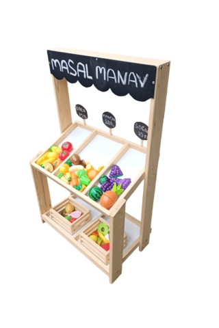 Ahşap Oyuncak Manav Tazgahı