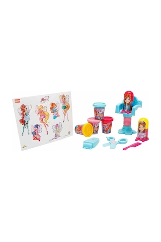 9802 Crafy Winx Sihirli Salon Oyun Hamur Seti 15 Parça -sunman Çok Renkli