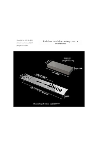 Wezone Stainless Steel Sıvı Lavabo Uygulamalı, Genişletilebilir Ayarları, Kayma Önleyici, Keskinleştirme Taşıyla Sabit Açı Bıçak Sökmecesi