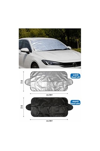 140-80 Cm Ebatlarında Araç Ön Cam Güneşlik, Etkili Koruma