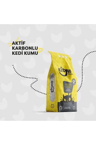 Extra Topaklanan, İnce Taneli, Tozsuz, Aktif Karbonlu Bentonit Kedi Kumu 10kg