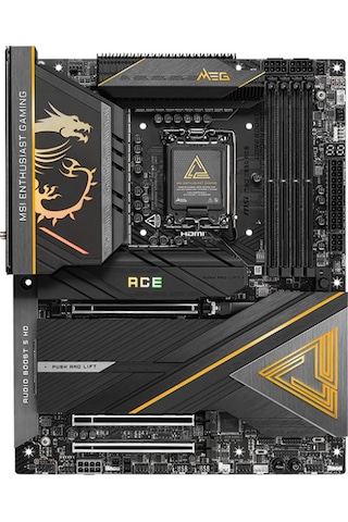 MSI MEG Z890 ACE Intel Z890 9200 MHz (OC) DDR5 Soket 1851 ATX Anakart