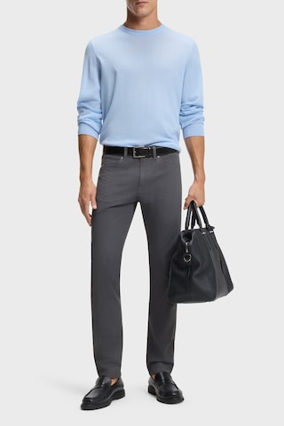 Boss Pamuklu Slim Fit Normal Bel Düz Paça Pantolon Erkek Kot Pantolon 50551419 047 Gri