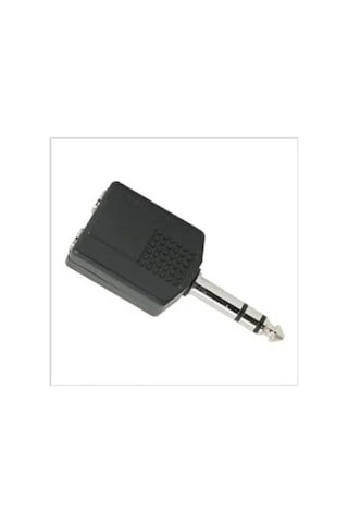 6.3 Mm Jack Çoğaltıcı 6.3 Mm Erkek 2x 6.3 Mm Dişi Jack Gitar Jack Çoğaltıcı