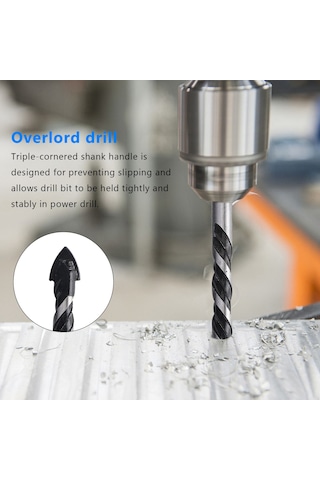 Sointeresting Adet Tungsten Karbür Uçlu Duvar Matkabı Seti Porselen Seramik Karo Beton Tuğla 3, 4, 5, 6, 8, 10, 12mm