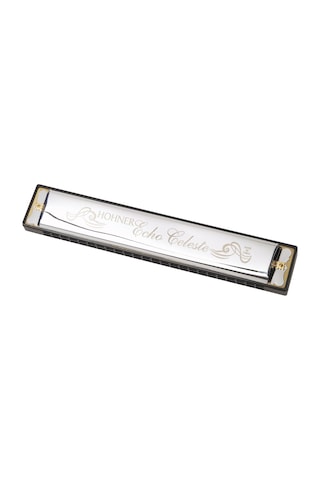 Hohner Echo Celeste 24 Çift Delik Tremolo Harmonik-mızıka -çanta
