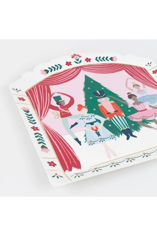 Meri Meri - Nutcracker Tabaklar - 8 Adet