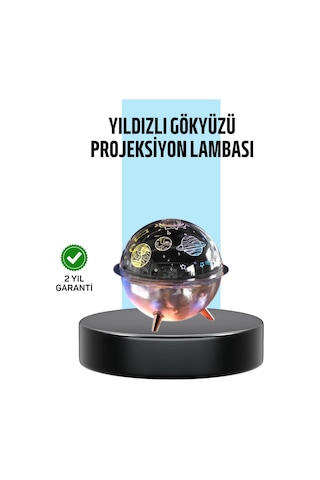 Galaksi Ve Yıldız Efektli Nemlendirici Işık Projektörü