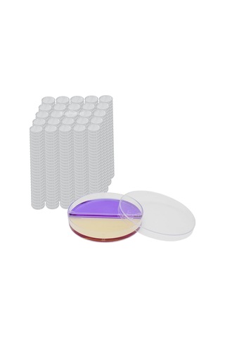 Petri Kabı 90x15 MM İki Bölmeli Steril Petri Kutusu 450adet