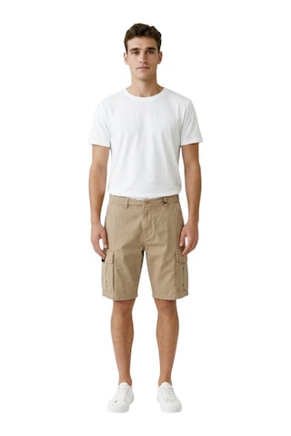 Five Pocket Erkek Bermuda Şort Bej