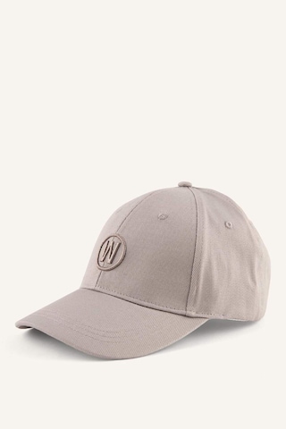 Defacto Erkek Nakışlı Gabardin Cap Şapka G4800ax26smgr150 Gri-gr150