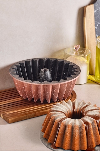 Cake Pro Döküm Yıldız Rose Kek Kalıbı Rose