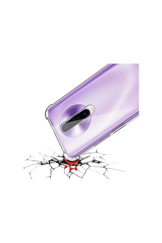 Xiaomi Poco X2 Kılıf Zore Nitro Anti Shock Silikon Renksiz