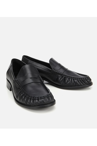 Hotiç Kadın Deri Siyah Günlük Loafer 01ayh311570a100 Siyah