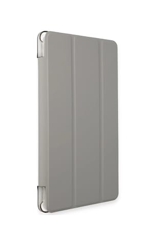 Uray Store Samsung Galaxy Uyumlu X510 Tab S9 Fe 11 Kılıf Tablet Smart Kılıf - Gri Arka Kapak