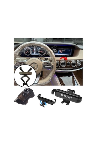 Mercedes S Araca Özel Cep Telefon Tutacağı Robotik Oynar Başlıklı 2013-2019 Arası Profesyonel Ürün