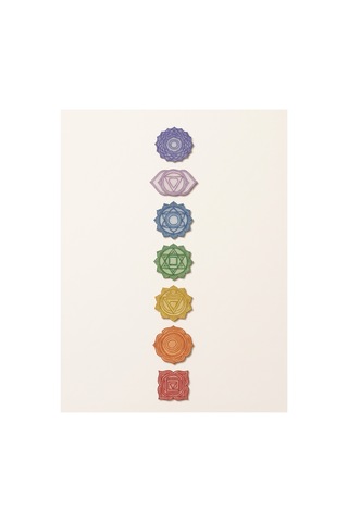7 Çakra Selenit Meditasyon Kiti