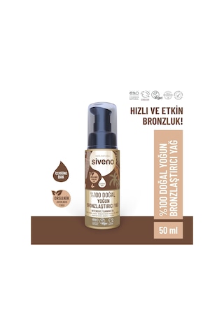 %100 Doğal Bronzlaştırıcı Yağ Organik Avokado Yağı Nemlendirici Yoğun Bronzlaştırıcı 50 Ml