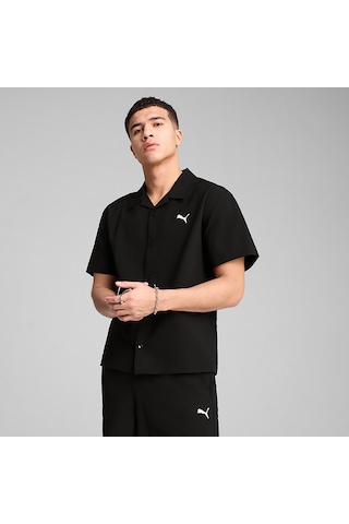 Puma Wardrobe Essentials Erkek Siyah Gömlek 629663-01 Siyah