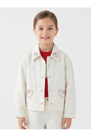 Xo Kids Kız Çocuk Ceket 4-13 Yaş 26146 KREM