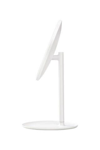 TechTic Dokunmatik LED Işıklı USB Li Yuvarlak Makyaj Aynası Beyaz