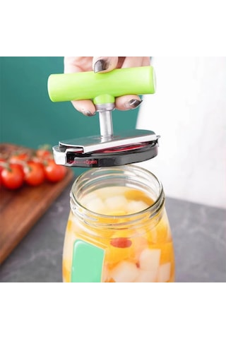 Paslanmaz Çelik Kapak Açacağı Kavanoz Şişe Pratik Mutfak Ergonomik Ayarlanabilir Zaman Tasarruf Çok Renkli