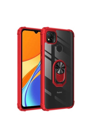Xiaomi Redmi 9C Kılıf Mola Kenar Köşe Ve Yüzük Kısımları Renkli (514373216)