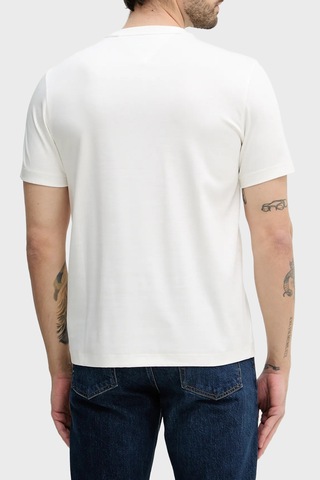 Tommy Hilfiger Erkek T Shirt Mw0mw41463 Ybl Beyaz Beyaz