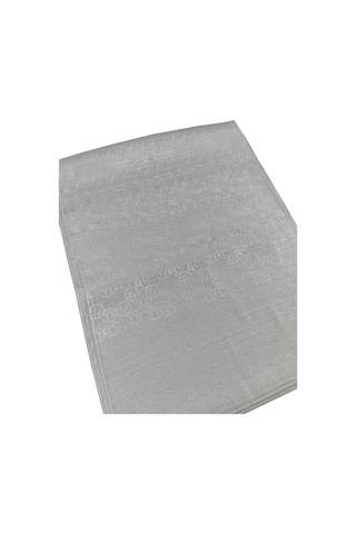 Mim Eşarp Mısırlı Eşarpları Parıltılı Elegance Monogram Prenses Şal Beyaz